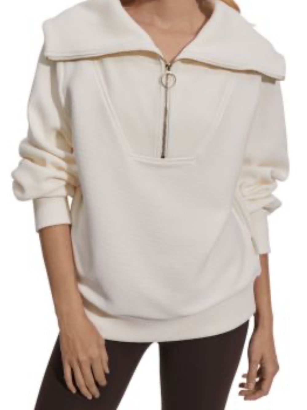Varley Vine quarter Zip-Front Sweatshirt